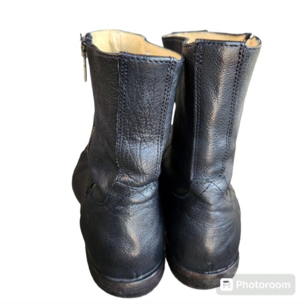 Frye James Men's chealsea boots size 9 D black leather - Picture 3 of 10